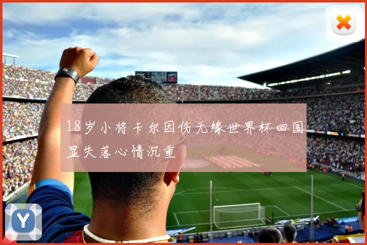 18岁小将卡尔因伤无缘世界杯回国显失落心情沉重