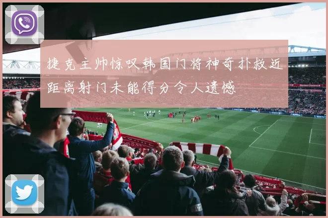 捷克主帅惊叹韩国门将神奇扑救近距离射门未能得分令人遗憾